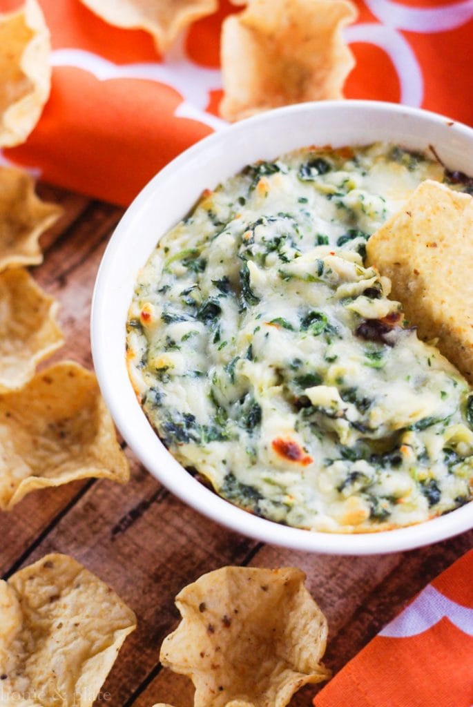 The Best Baked Artichoke Dip Recipe (No Cream Cheese) - Home & Plate