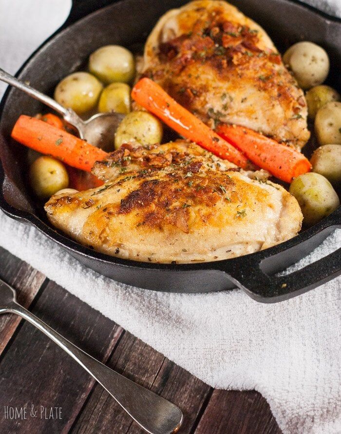 The Best Oven Roasted Bone-In Chicken Breast Recipe