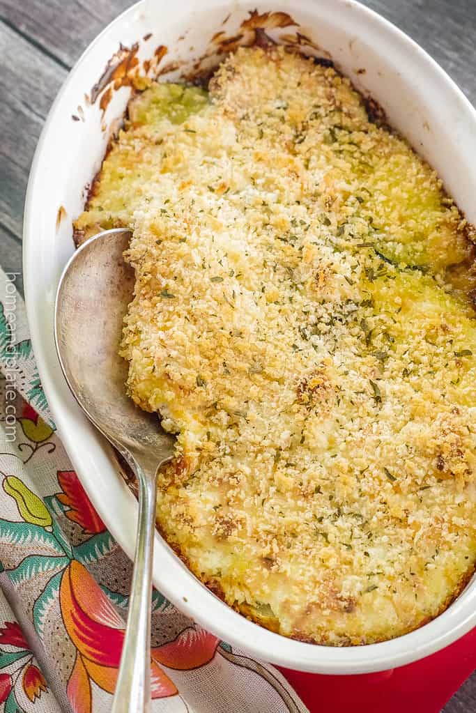 The Best Zucchini Casserole Recipe with Sour Cream - H&P