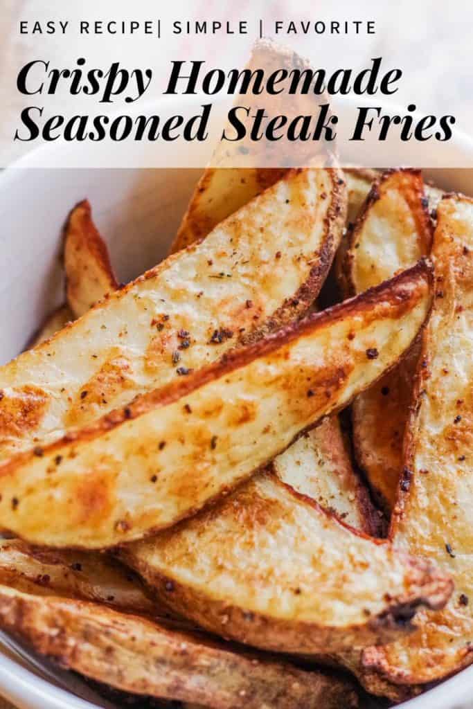 Crispy Homemade Seasoned Steak Fries Easy Recipe Home And Plate